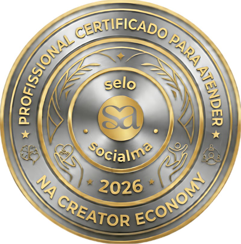 selo socialma profissional certificado para atender na creator economy